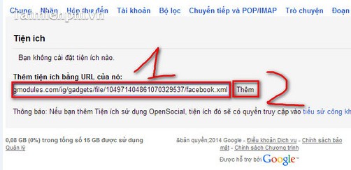 Đăng nhập facebook bằng gmail