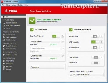 phan mem diet virus avira free