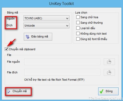 chuyen ma font