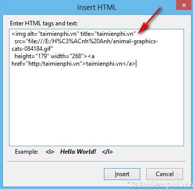 change text tye to html in mailbird