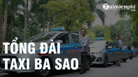 tong dai taxi ba sao sdt hotline