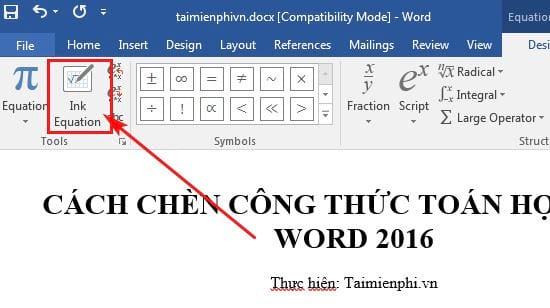 cach chen cong thuc toan hoc tren word 2016 4