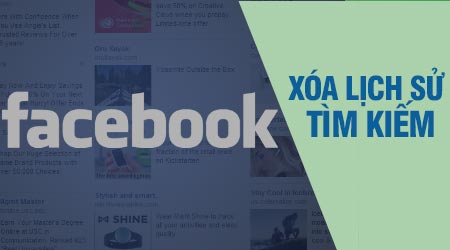 xoa lich su tim kiem facebook