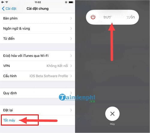 cach tat iphone khong can phim cung tren ios 11 3