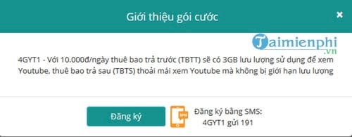 cach dang ky 4g viettel goi youtube facebook 4gyt 4gfb 4