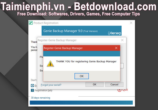 ban quyen genie backup manager home