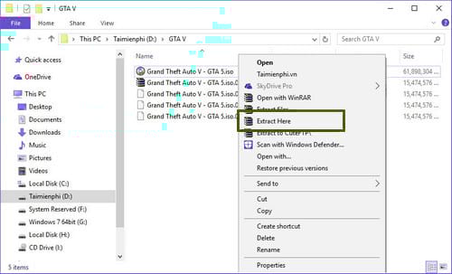 cai dat gta v tren may tinh