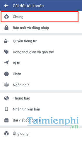 doi ten facebook tren dien thoai