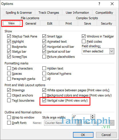Hiện thanh Ruler trên Word hien thanh ruler tren word
