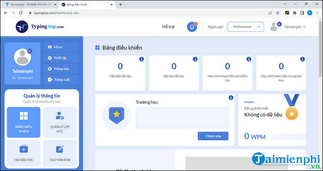 meo tao tai khoan giao vien tren typingtop