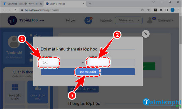 giao vien tao lop hoc tren typingtop nhu the nao