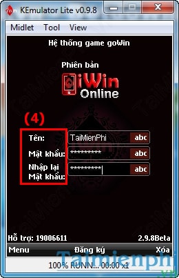 Chơi game iWin trên PC bằng Kemulator