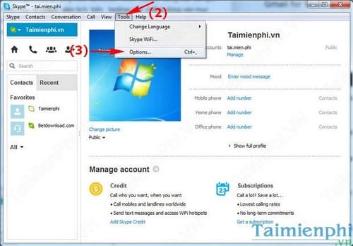 Ẩn icon Skype trên Taskbar sau khi thoát Skype trên máy tính