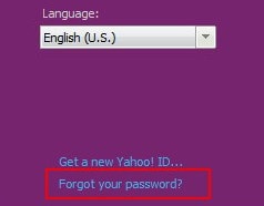 Quên mật khẩu Yahoo phải làm sao? Xin chỉ cách lấy lại mật khẩu.