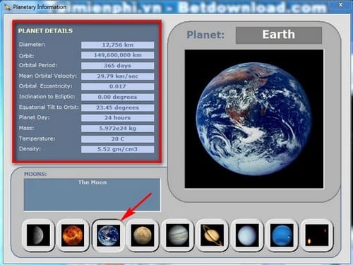 Mô phỏng các hành tinh trong hệ mặt trời với Solar System 3D Simulator