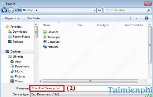 Lên lịch để tự động xóa File trong thư mục Download của máy tính