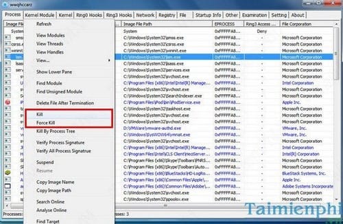 PCHunter Anti-Rootkit - Diệt Virus bằng tay cực kỳ hiệu quả