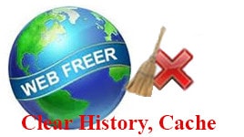 Web Freer - Xóa lịch sử, cache của trình duyệt