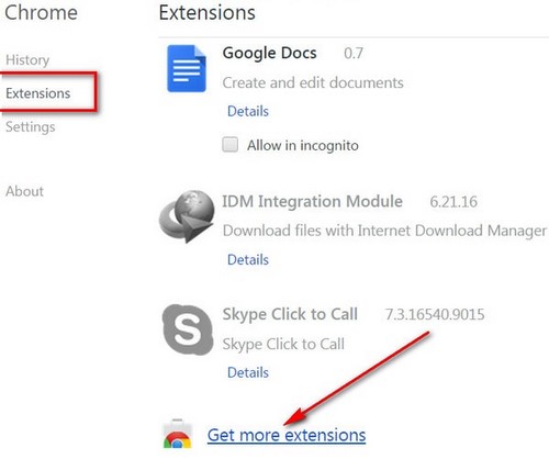 Gỡ tiện ích, add ons (Extension) trên trình duyệt Google Chrome