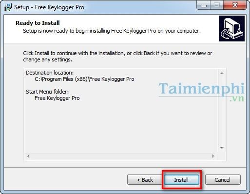 Giám sát máy tính, quản lý hoạt động máy tính bằng Free Keylogger Pro