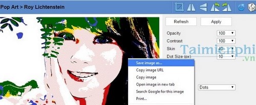 Tạo ảnh nghệ thuật Pop Art đơn giản trên Google Chrome