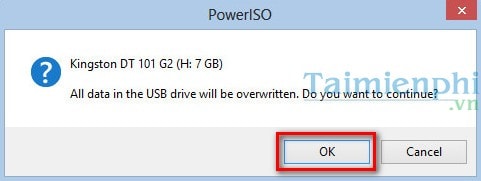 Hướng dẫn tạo USB cài Win với PowerISO