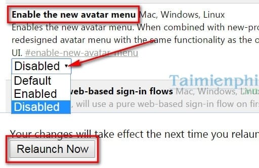 Hướng dẫn xóa menu Avatar trên trình duyệt Chrome