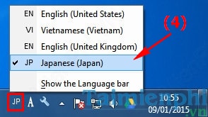 Cài đặt bàn phím tiếng Nhật trên Windows 7/8