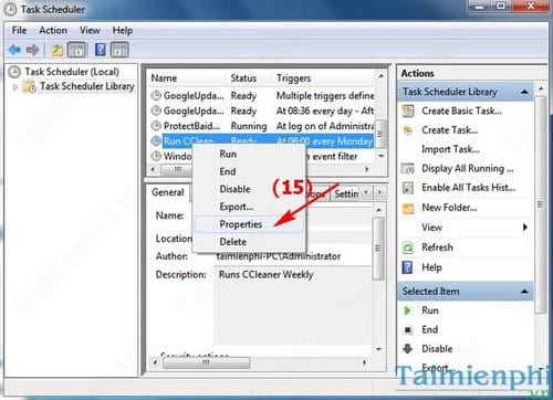 CCleaner tự động dọn dẹp máy tính với Windows Task Scheduler