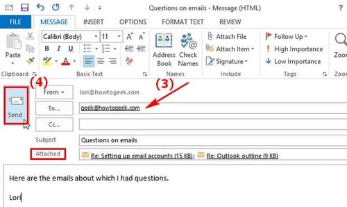 Forward nhiều Email tới một địa chỉ trên Outlook 2013