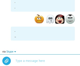 Skype có thêm emoticon mới chủ đề Halloween
