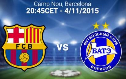 barcelona vs bate champions league ngay 05 11 2015