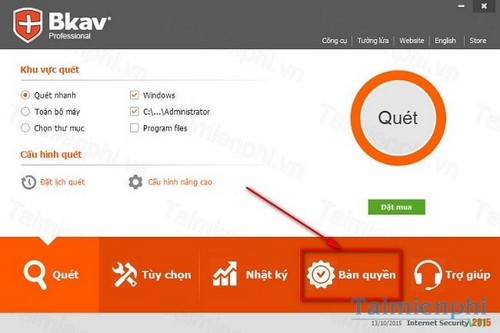 Cách cài BKAV bản quyền, setup phần mềm diệt virus BKAV