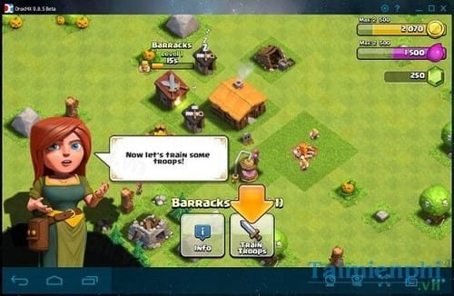 play clash of clans on droid4x state computer
