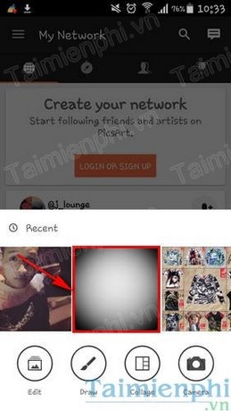 Tách nền ảnh bằng Picsart trên điện thoại