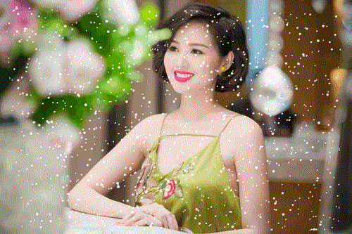 Tạo ảnh động tuyết rơi chào giáng sinh, noel 2016