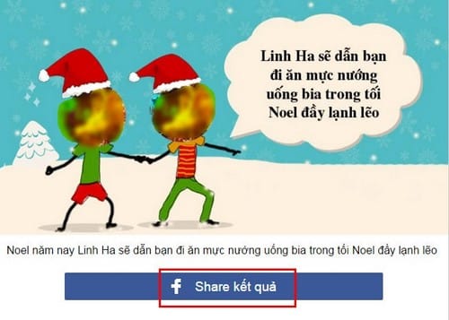 Xem ai rủ bạn đi chơi Noel trên Facebook