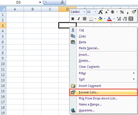 Cách dùng hàm Number Format trong Excel