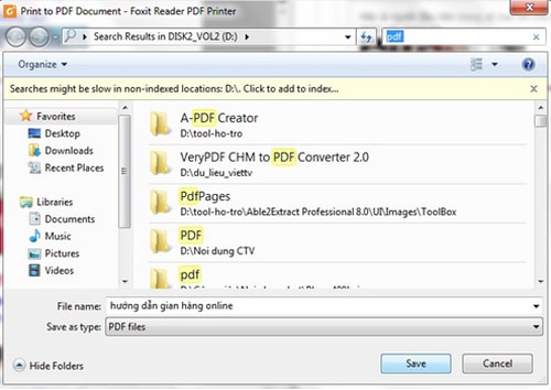 Cách cắt file PDF bằng phần mềm Foxit Reader 4