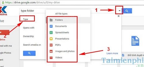 Tổng hợp mẹo tìm kiếm trên Google Drive