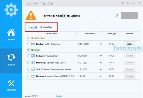 Tải và cài đặt Driver tự động cho máy tính với DriveTheLife