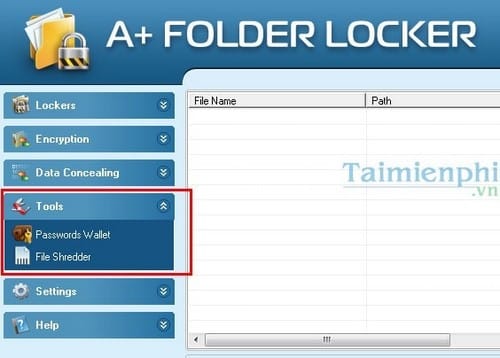 Đảm bảo an toàn cho dữ liệu với A+ Folder Locker