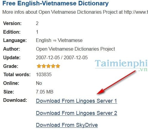 Tải Lingoes tra từ điển Anh - Việt Link Google Drive Miễn Phí 4