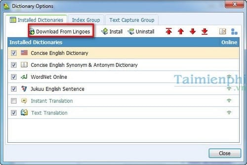 Tải Lingoes tra từ điển Anh - Việt Link Google Drive Miễn Phí 2