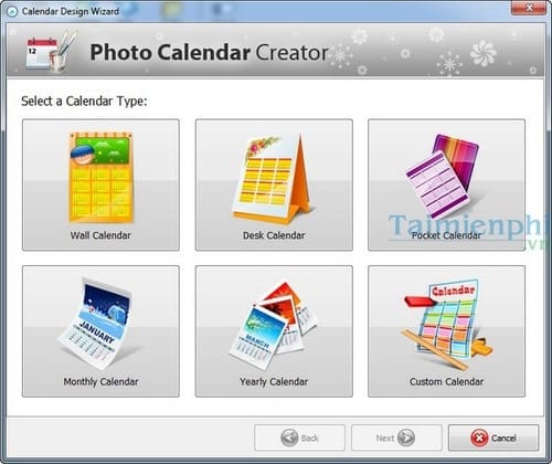 Tạo lịch tết, năm mới 2015 ấn tượng độc đáo với Photo Calendar Creator