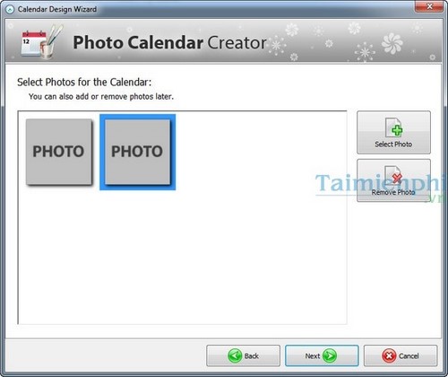 Tạo lịch tết, năm mới 2015 ấn tượng độc đáo với Photo Calendar Creator