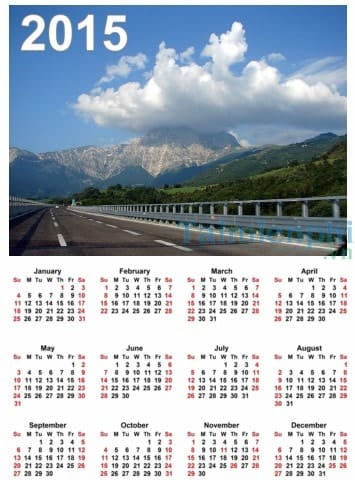 Tạo lịch tết, năm mới 2015 ấn tượng độc đáo với Photo Calendar Creator