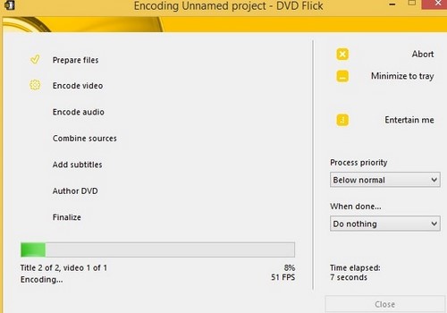 Ghi đĩa DVD từ file WMV bằng DVDFlick
