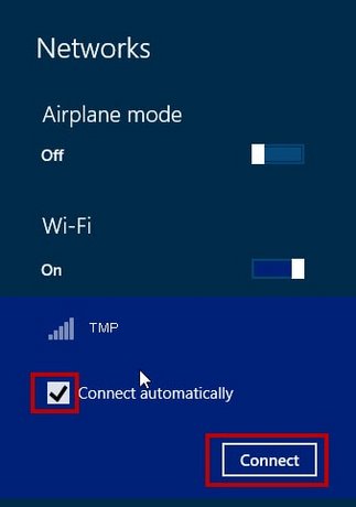 wifi connection for laptop windows 8.1