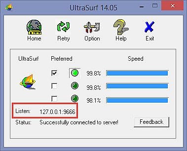 Sử dụng Ultrasurf với Utorrent, kết hợp Ultrasurf và Utorrent